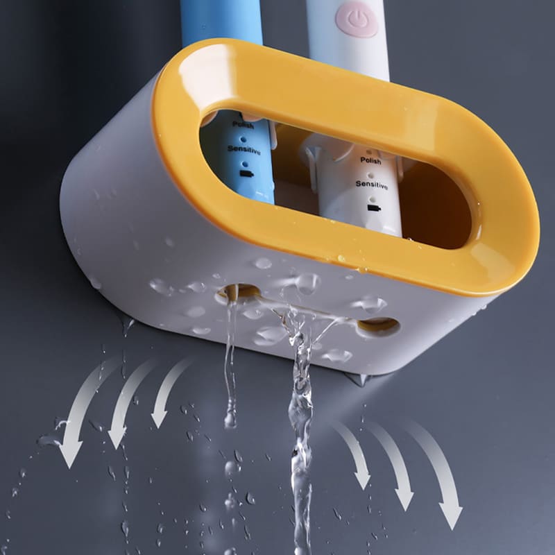 Porta Cepillo de Dientes y Pasta de Pared Organizador Polihousi